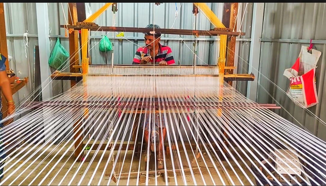 Sungudi Saree Weaving Experience – A Journey through Madurai's Living Textile Heritage